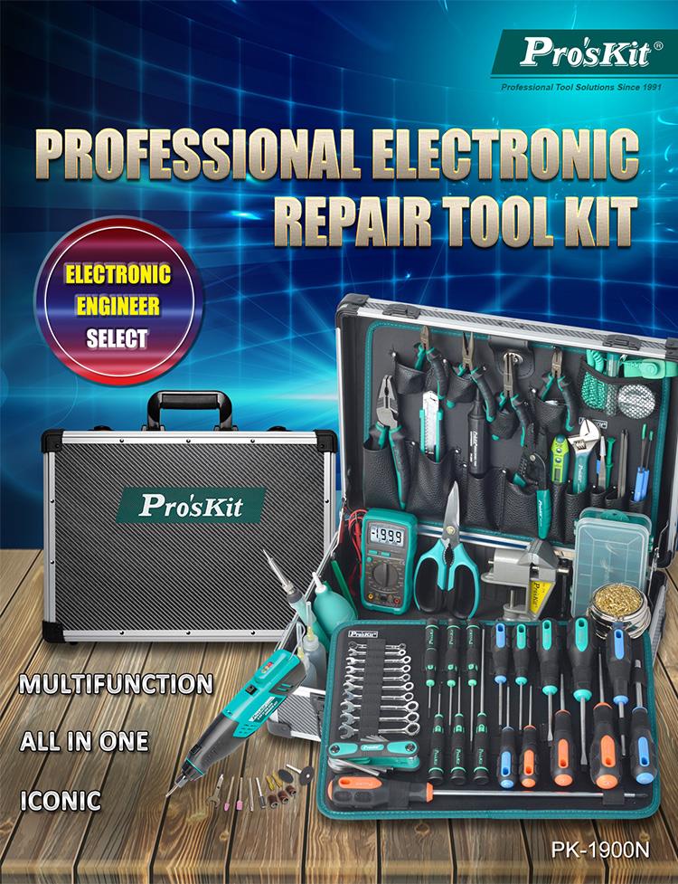 Набор инструментов PRO'SKIT PK – обзор и цена Electronics Repair Engineer